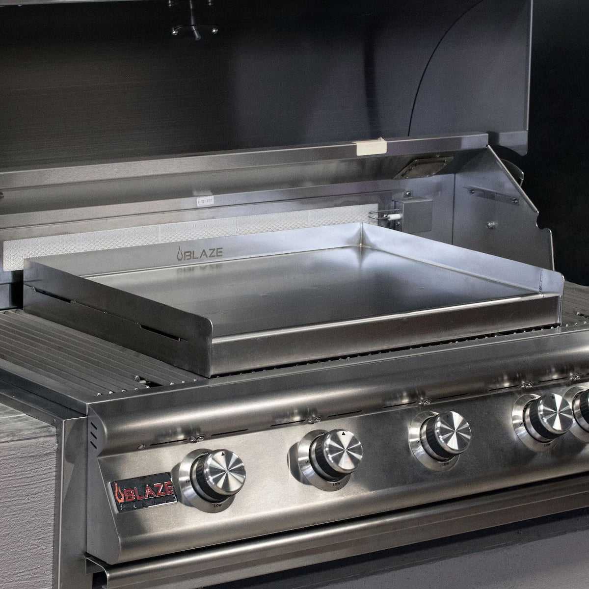 Blaze 24 Stainless Steel Griddle Plate 5