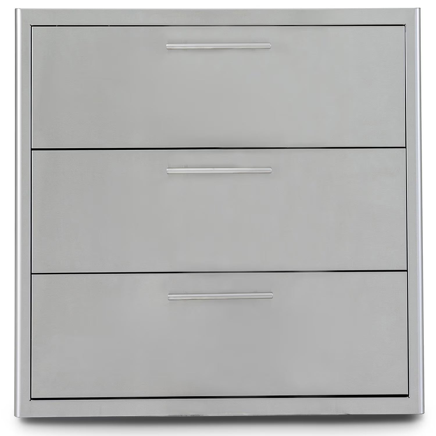 Blaze 30-in Stainless Steel Easy Close Triple Access Drawer with LED Lighting
