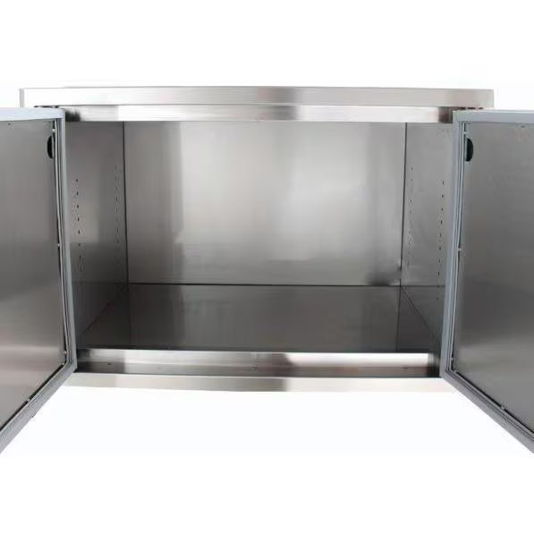 Blaze 32-in Sealed Stainless Steel Soft Close Dry Storage Pantry with Shelf2