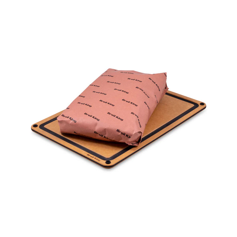 Broil King Butcher Paper Wrapped on Cutting Board