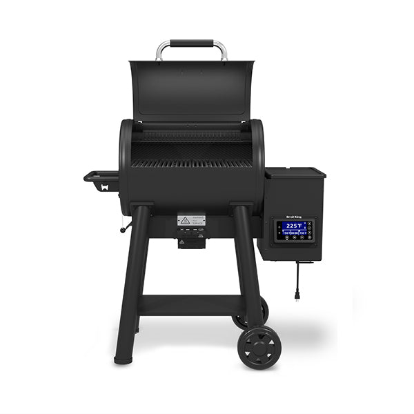 Broil King Crown 400 Pellet Smoker and Grill Front Open