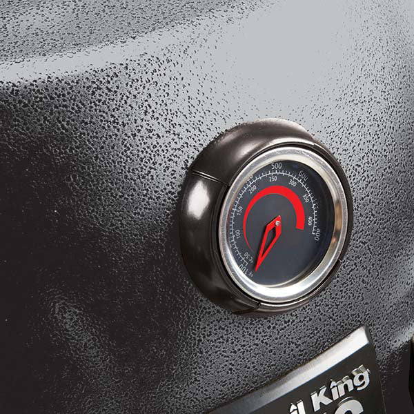 Broil King Keg 5000 Kamado Charcoal Grill tempature gauge