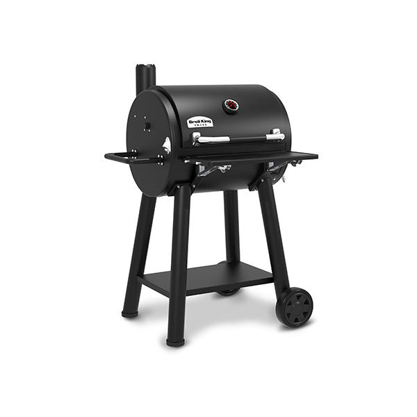 Broil King Regal 400 Charcoal Grill Front Angle Closed