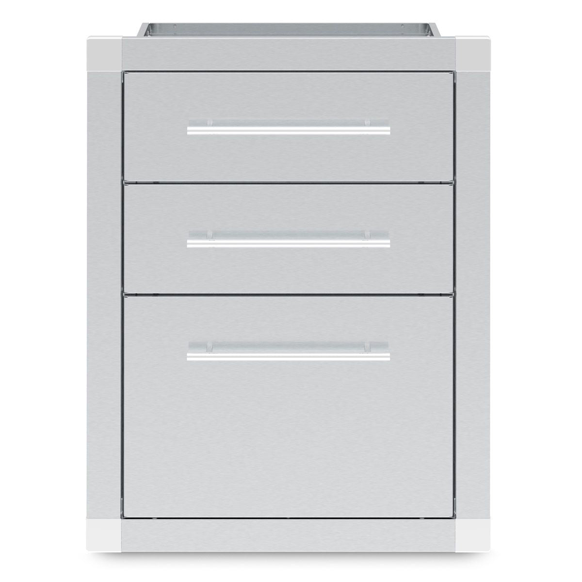 Broil King Stainless Steel Enclosed Triple Drawer Assembly - Vertical