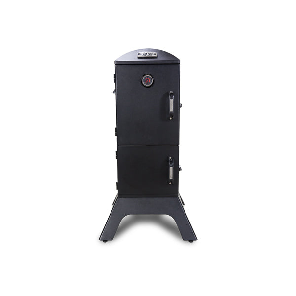 Broil King Vertical Charcoal Cabinet Smoker Front Closed