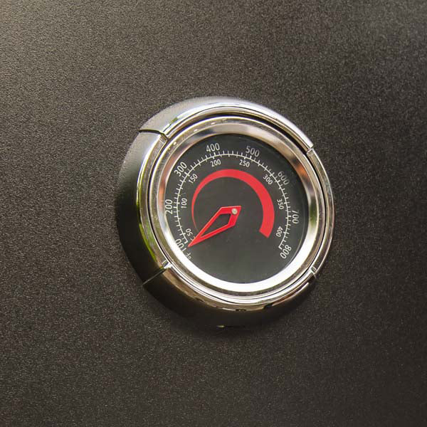 Broil King Vertical Charcoal Cabinet Smoker tempature gauge