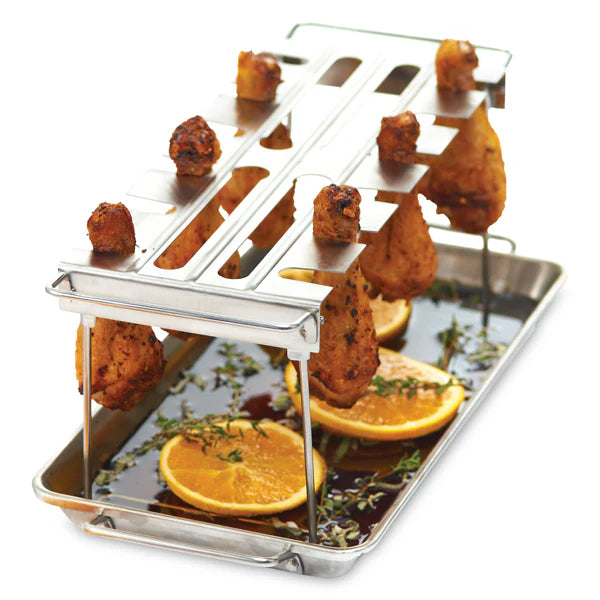 Broil King Wing Rack and Pan