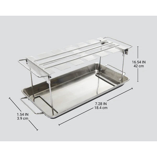 Broil King Wing Rack and Pan Dimensions