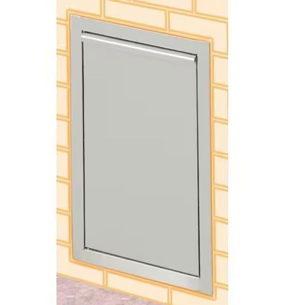 Broilmaster Stainless Steel Tilt-Out LP Tank Door