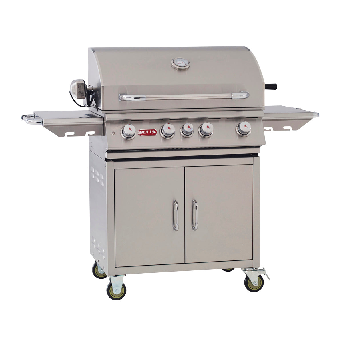 Bull Angus 30 4 Burner Free Standing Gas Grill With Rear Infrared Burner Rotisserie 1