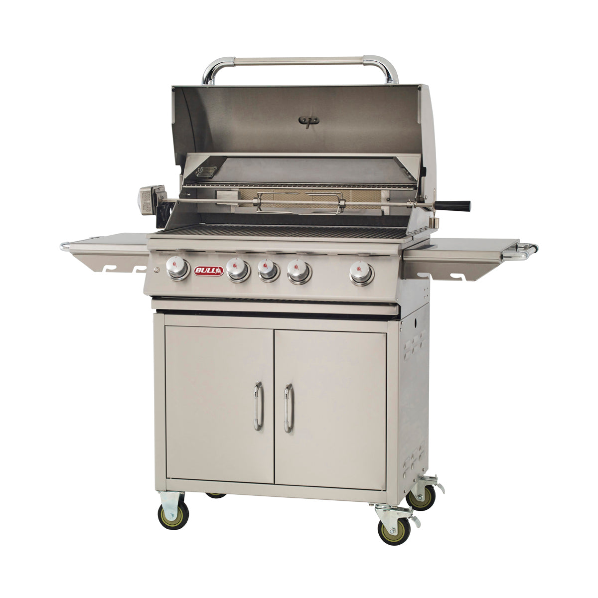 Bull Angus 30 4 Burner Free Standing Gas Grill With Rear Infrared Burner Rotisserie 6