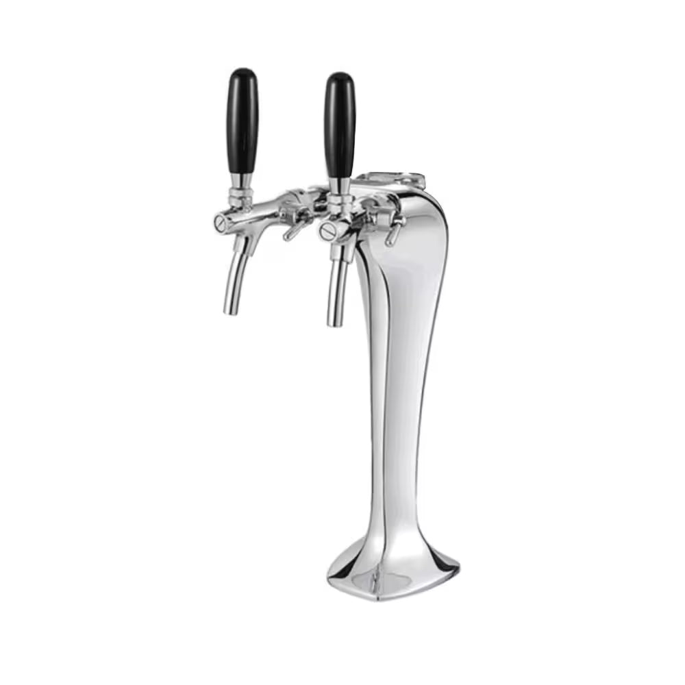 Bull Double Tap Tower For 24-Inch Beer Dispenser Kegerator