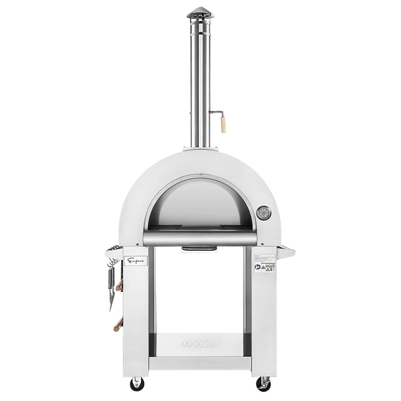 Empava Outdoor Wood Fired Pizza Oven PG06 Front Open
