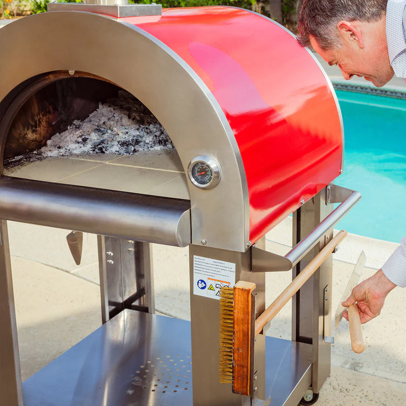 Empava Outdoor Wood Fired Pizza Oven PG06 lifestyle close up side