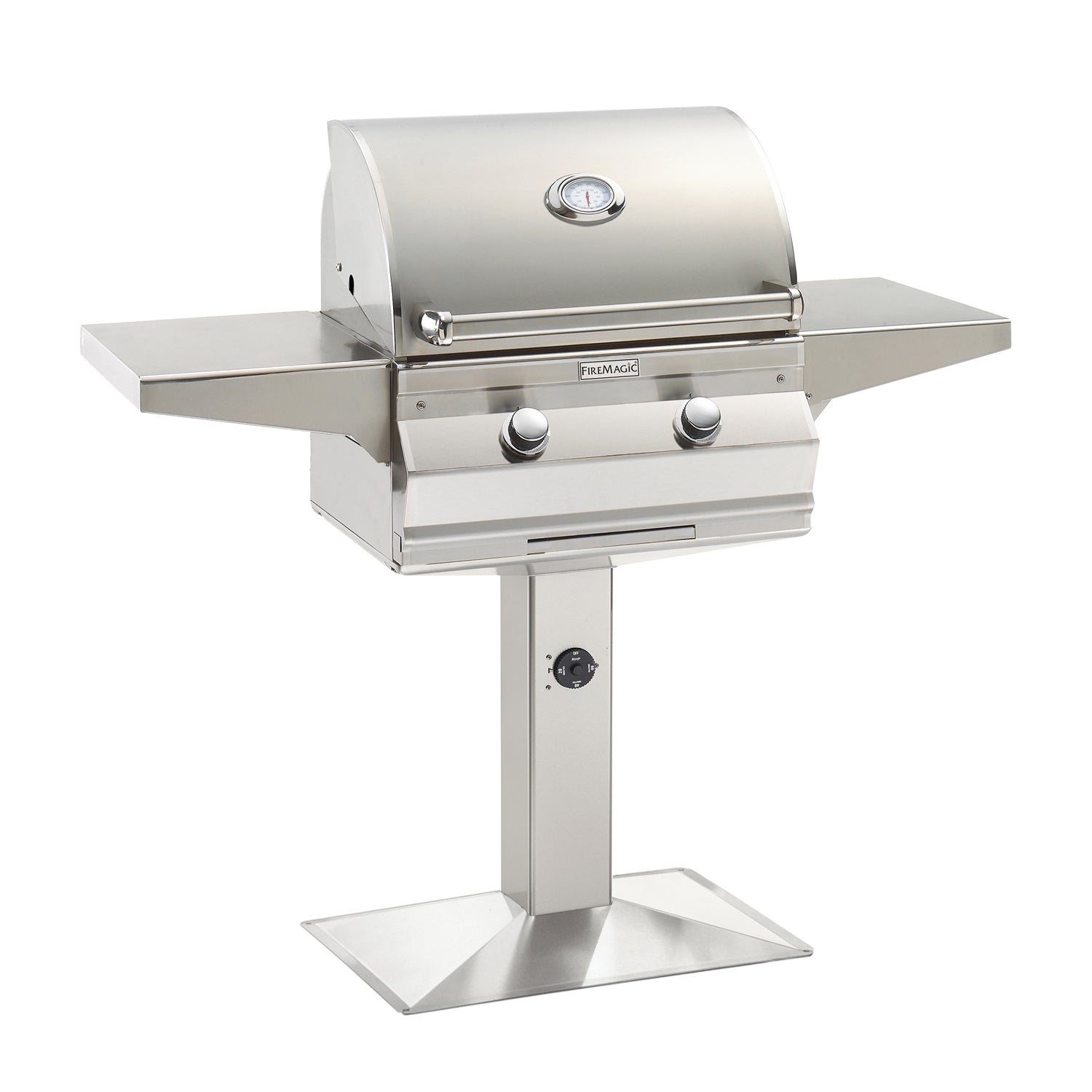 Fire Magic Choice C430i 24 in Post Mount Gas Grills Closed Post and Base