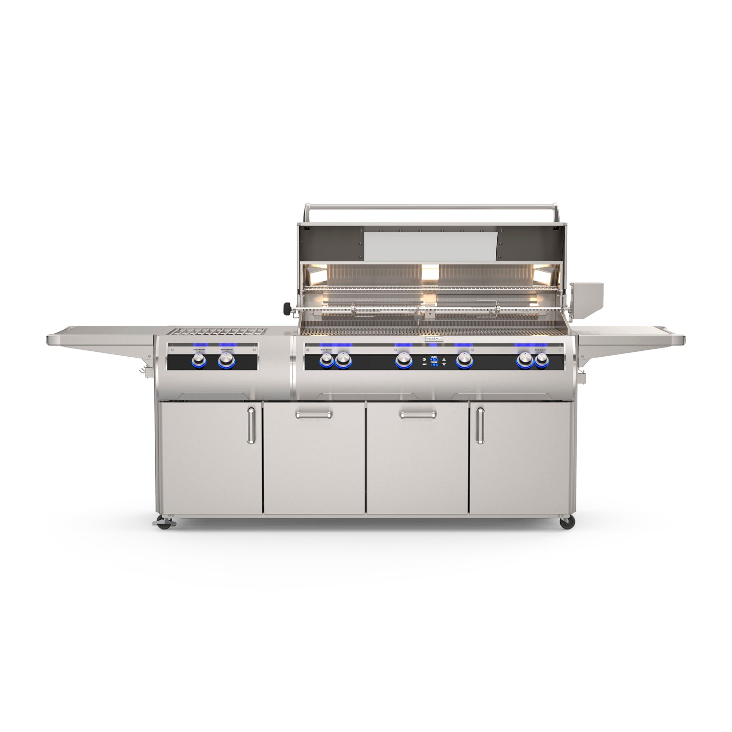 Fire Magic Echelon E1060i 48 in Free Standing Gas Grill Digital Open with Window