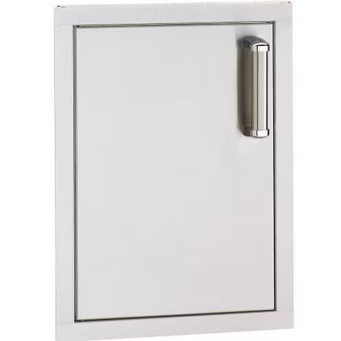 Fire Magic Premium Flush 14-Inch Left-Hinged Single Access Door - Vertical With Soft Close