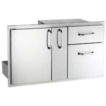 Fire Magic Select 36-Inch Access Door With Platter Storage And Double Drawer