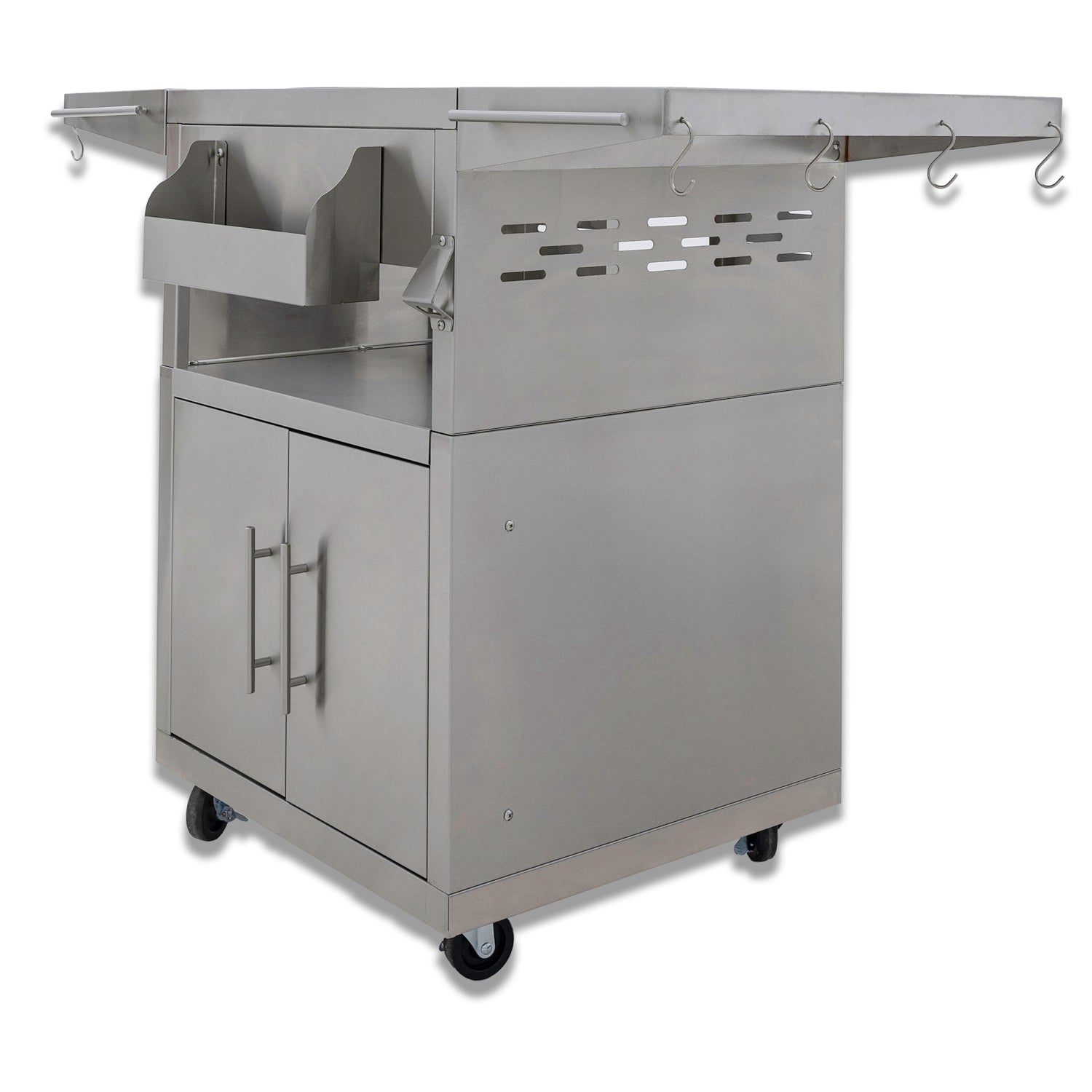 Kamado Charcoal Grill On Cart 2