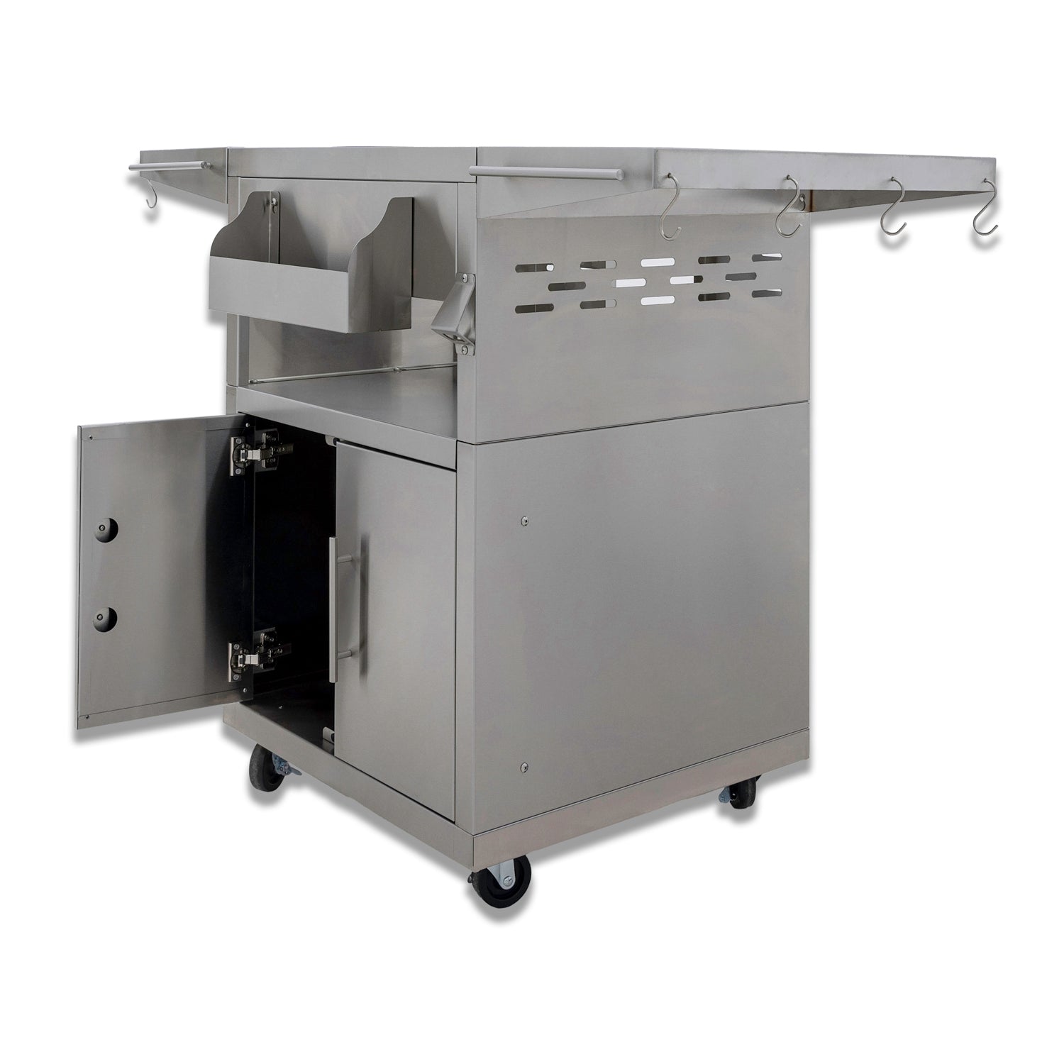 Kamado Charcoal Grill On Cart 3