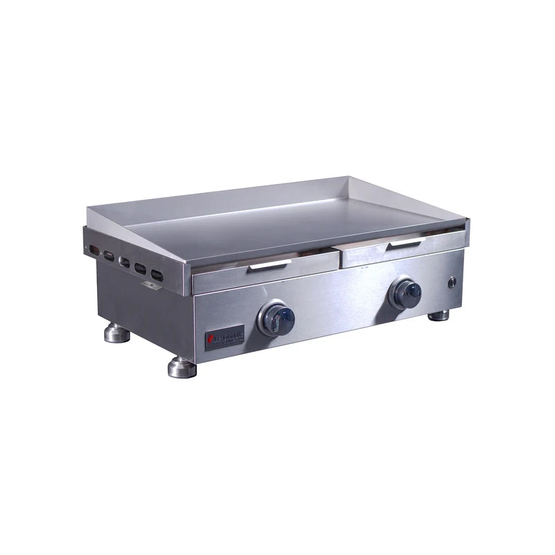 Le Griddle Commercial Series 75 30" gas griddle (OML75C3) – 3mm plate, side angle
