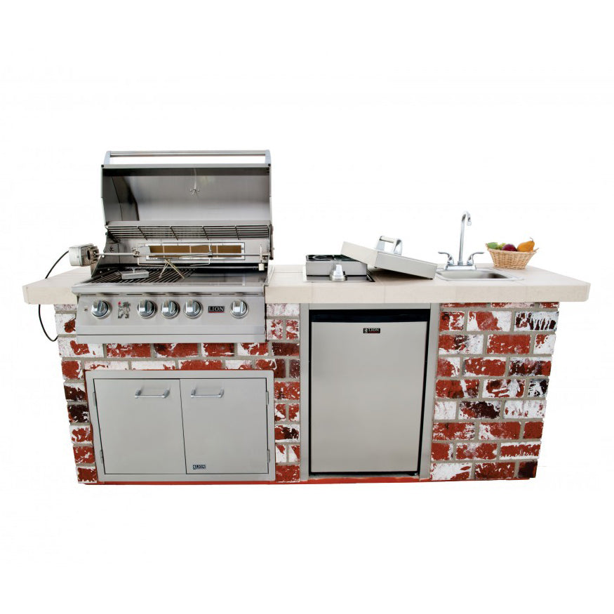 Lion Premium Grills Premium Q BBQ Island2