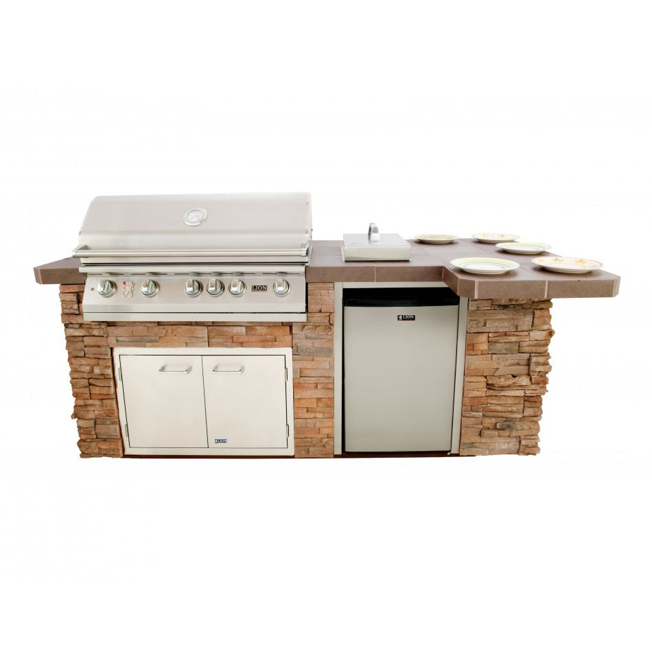 Lion Premium Grills Quality Q BBQ Island2