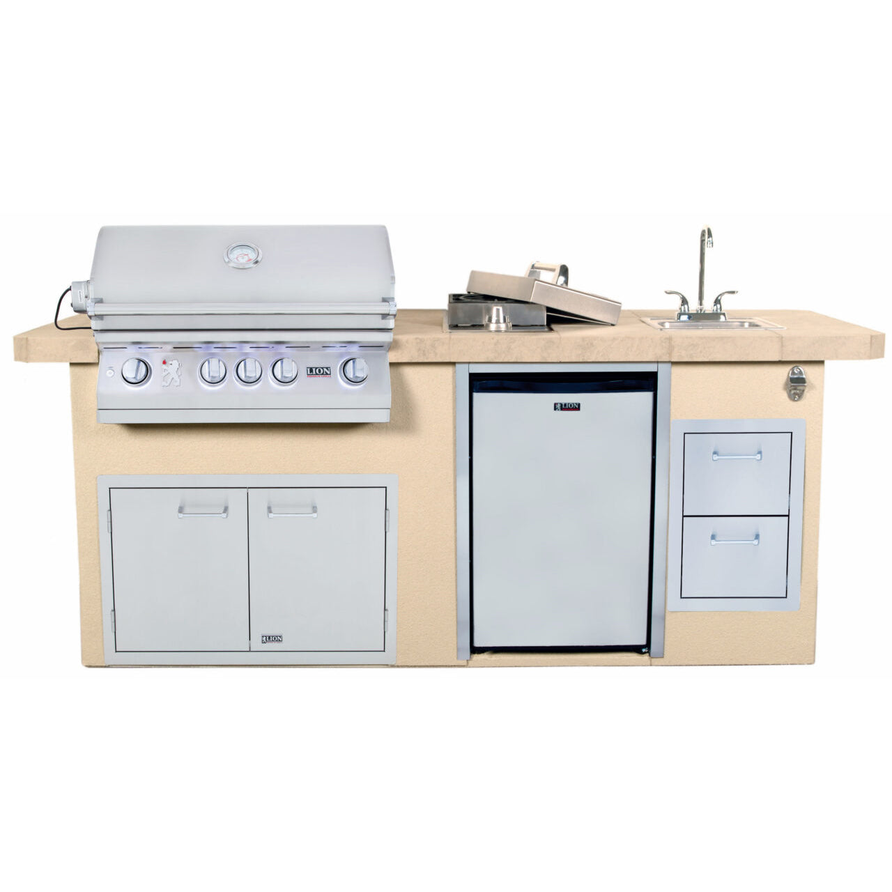 Lion Premium Grills Resort Q BBQ Island