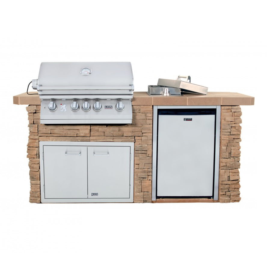 Lion Premium Grills Sensational Q BBQ Island4