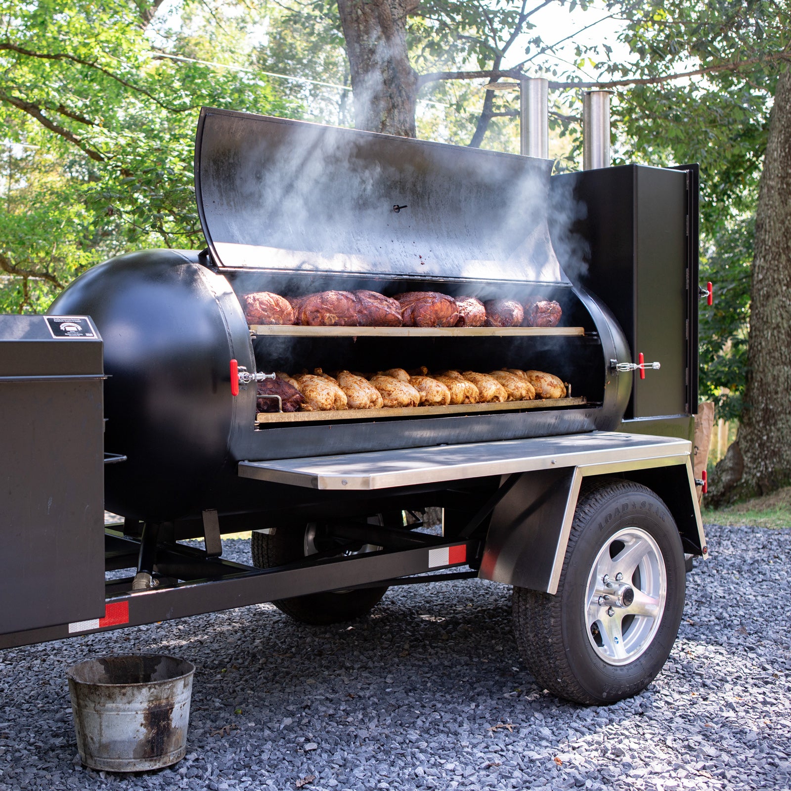 Meadow Creek Offset Smoker Lifestyle