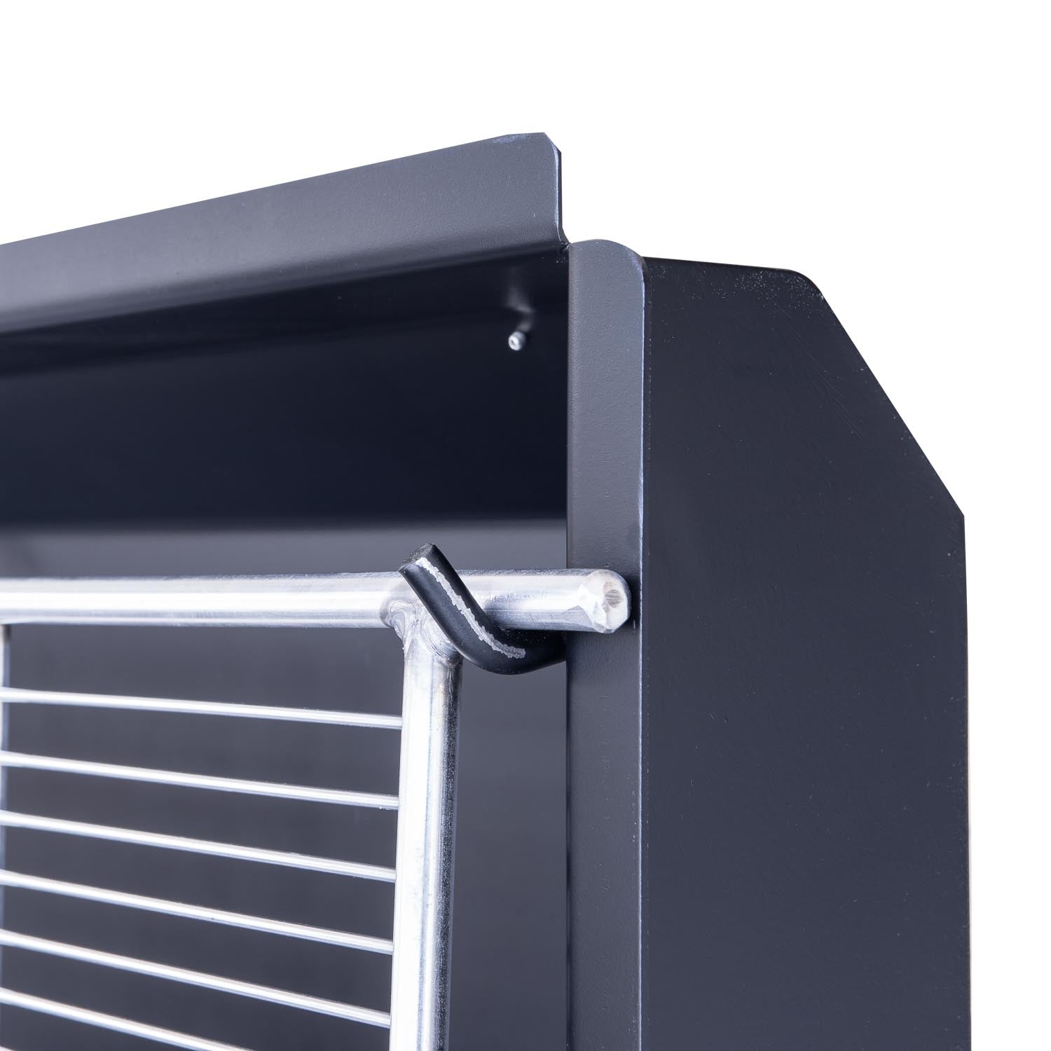 Meadow Creek BBQ42 Chicken Cooker Grate Hooked on Lid