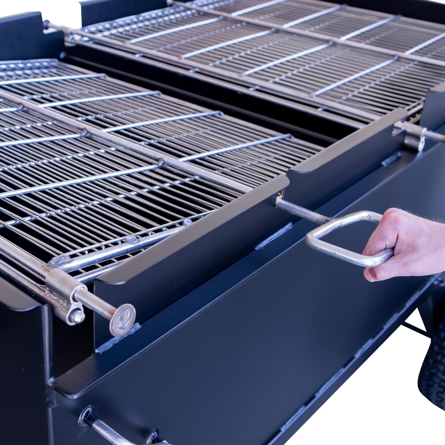 Meadow Creek BBQ64P Chicken Cooker Pivoting Grate