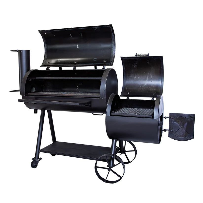 Old Country BBQ Pits Brazos DLX Offset Charcoal Smoker - 3
