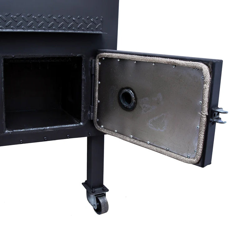 Old Country BBQ Pits Insulated Gravity-Fed Charcoal Smoker - 4