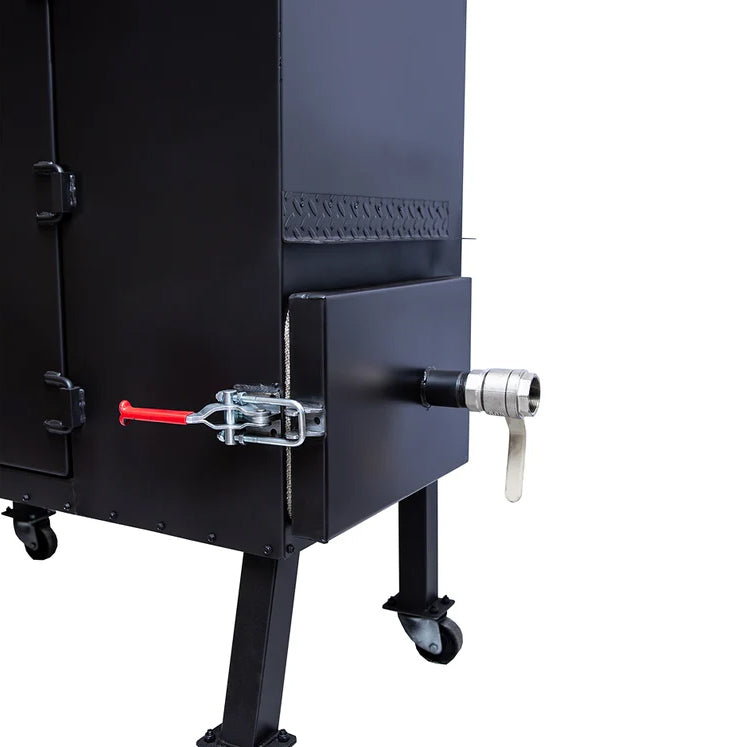 Old Country BBQ Pits Insulated Gravity-Fed Charcoal Smoker - 6
