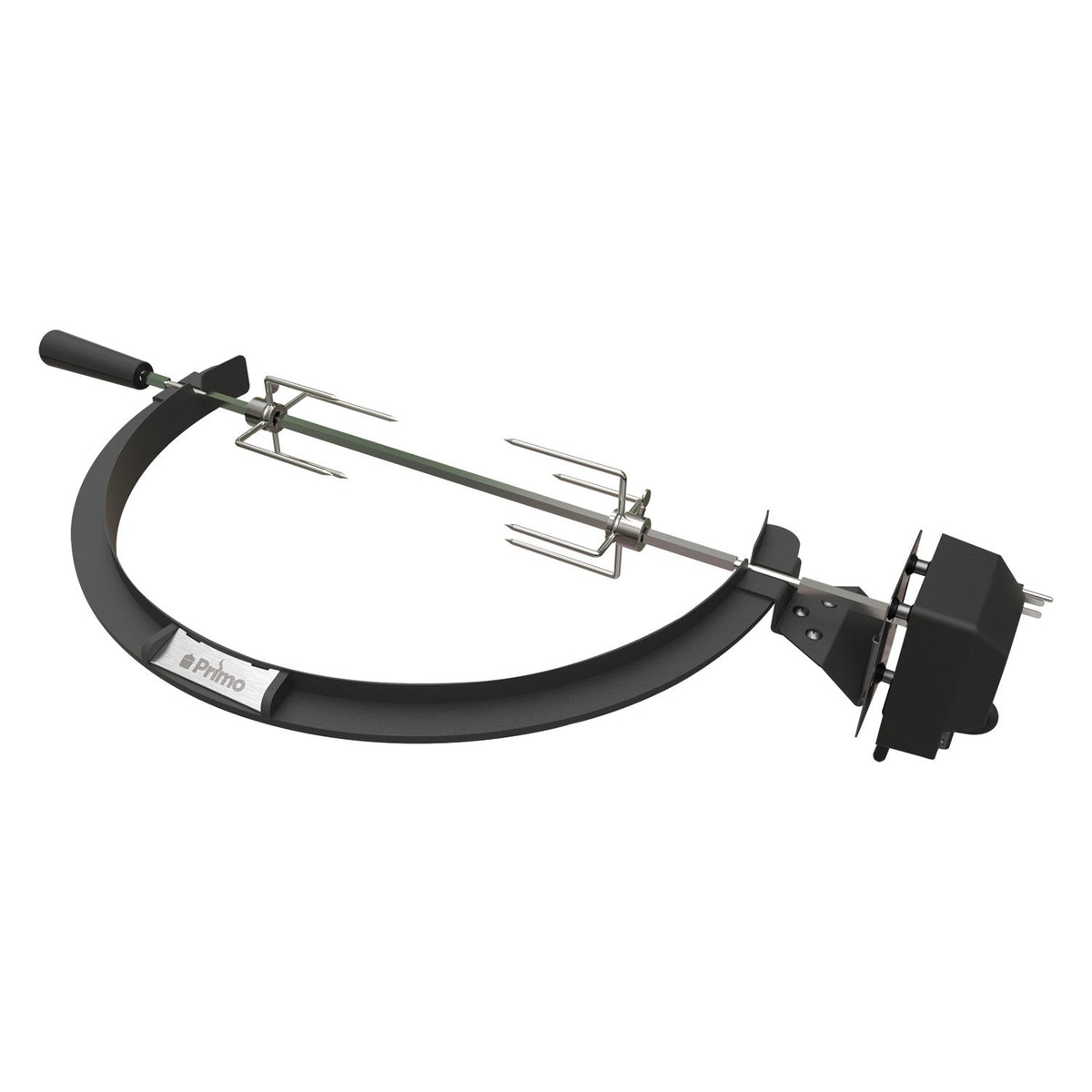 Primo rotisserie kit with spit, motor and prongs