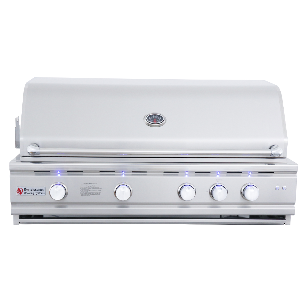 RCS Cutlass Pro 42 in Built In Gas Grill Front Closed