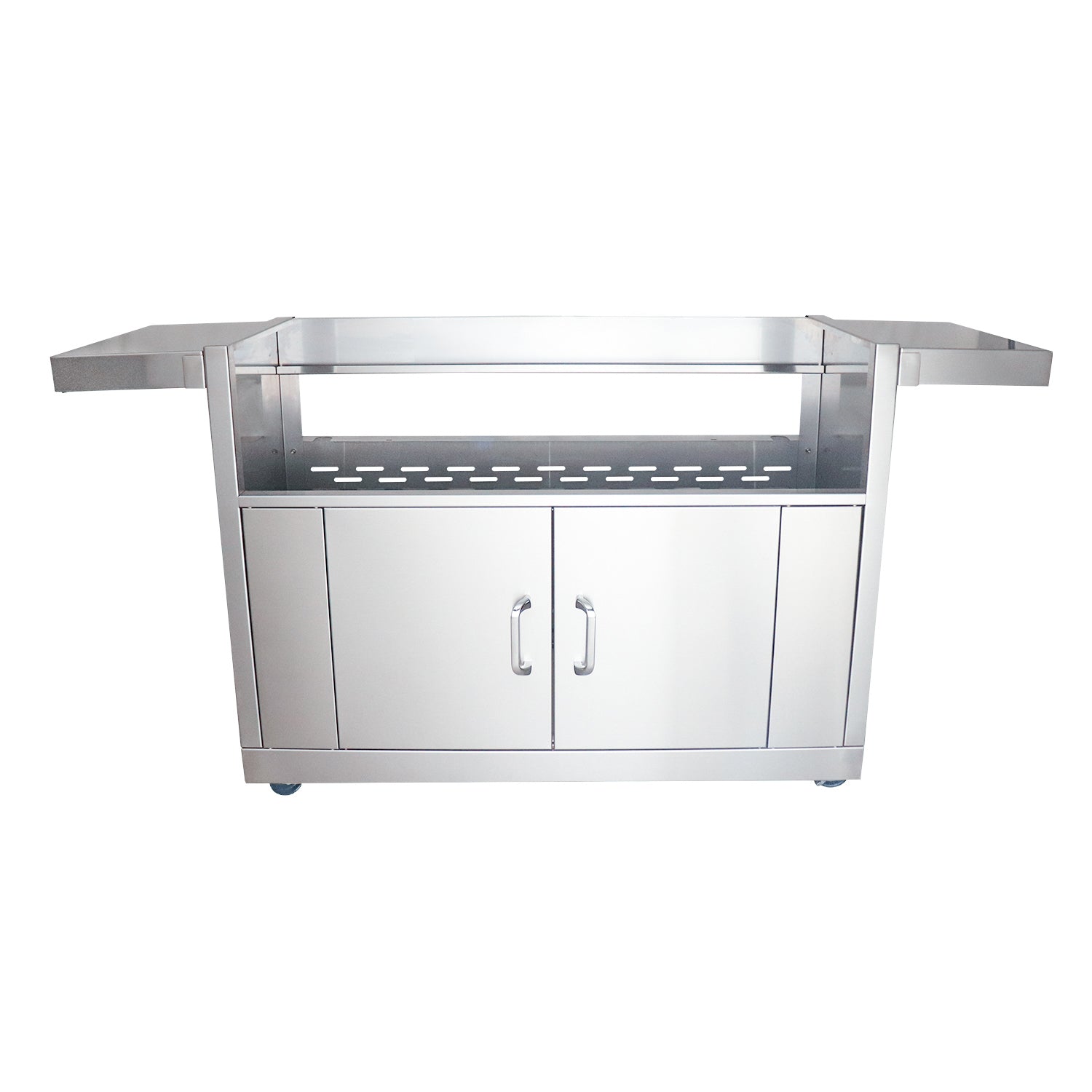 RCS Cutlass Pro 42 in Gas Grill Cart Front with side tables