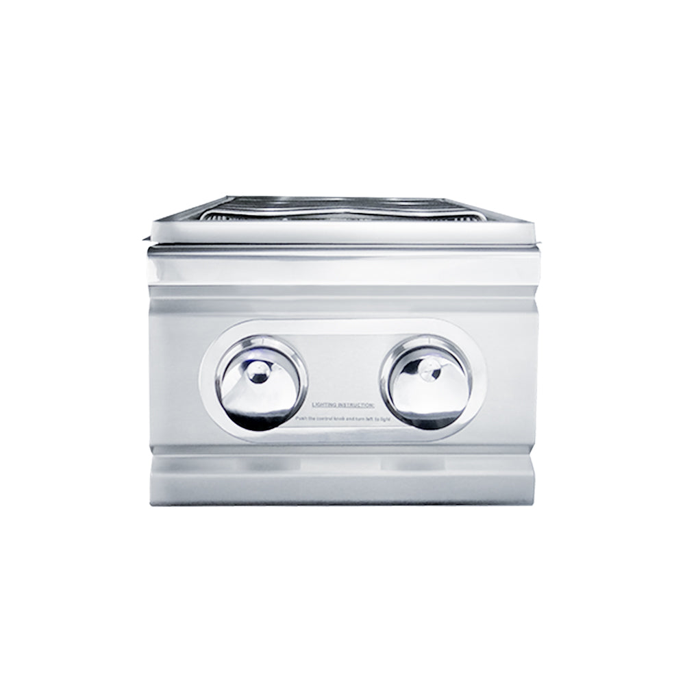 RCS Cutlass Pro Slide In Double Side Burner Front no lights
