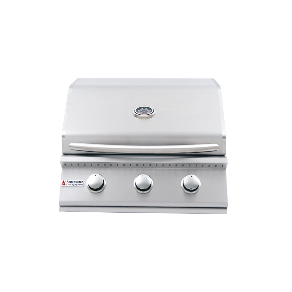 RCS Premier 26 in Built In Gas Grill Front Closed