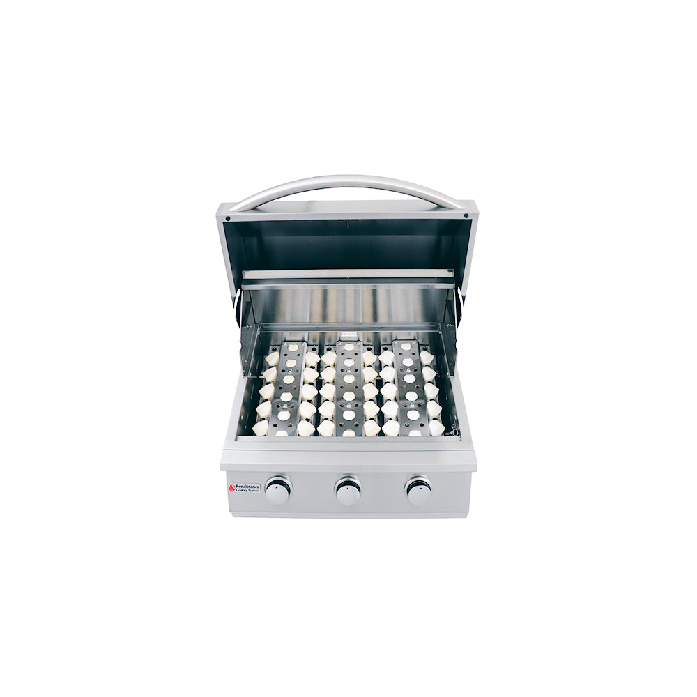 RCS Premier 26 in Built In Gas Grill Overhead inside