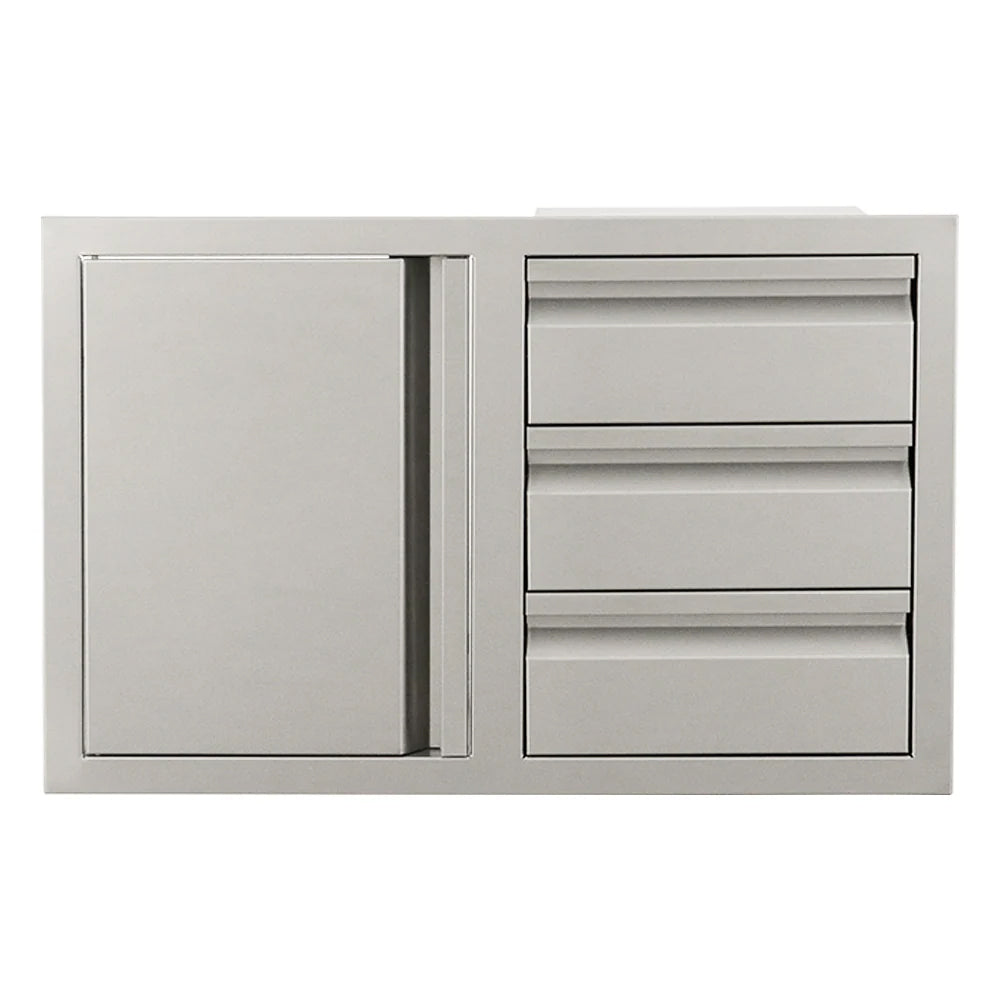 RCS Triple Drawer Door Combo with Soft Close 1