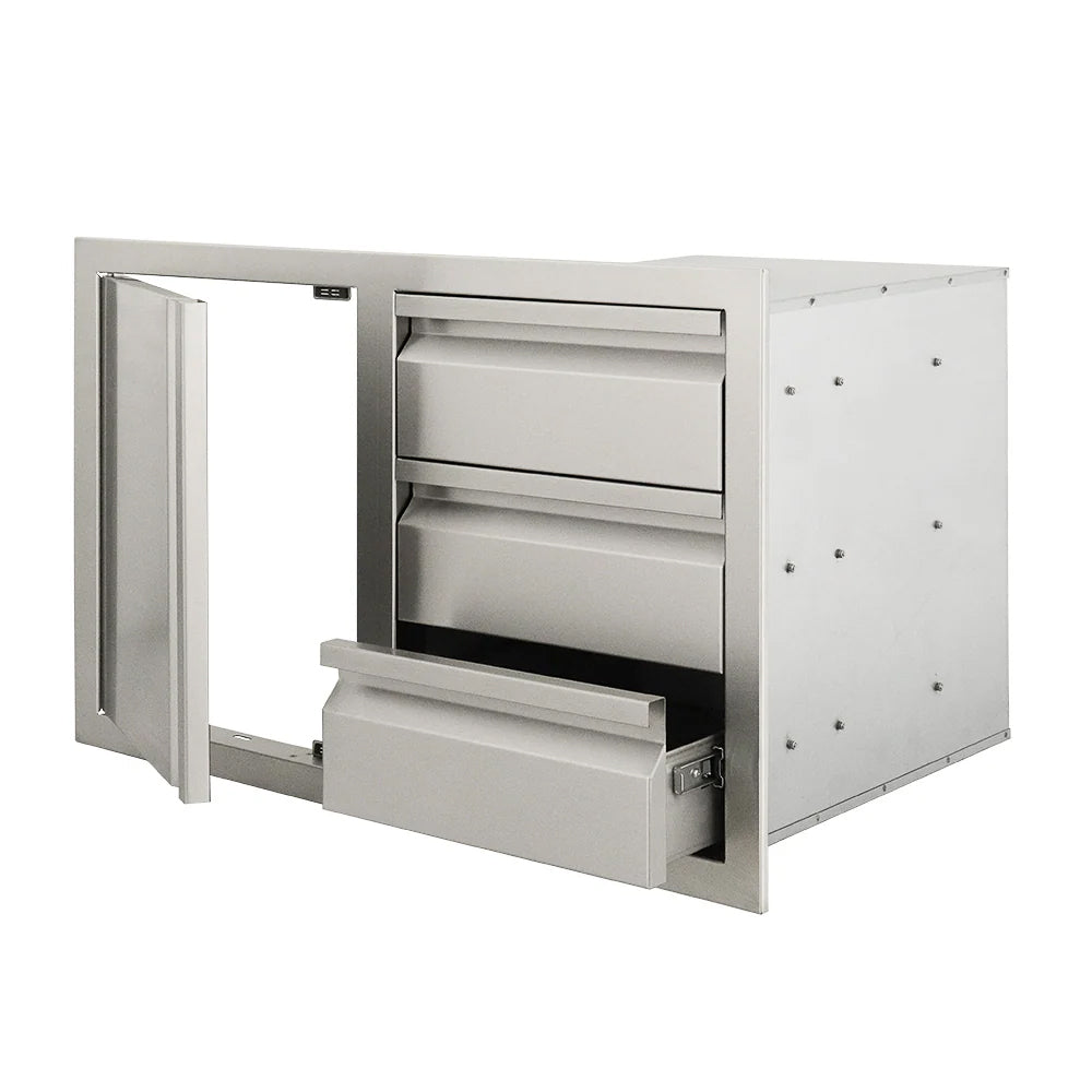RCS Triple Drawer Door Combo with Soft Close 2