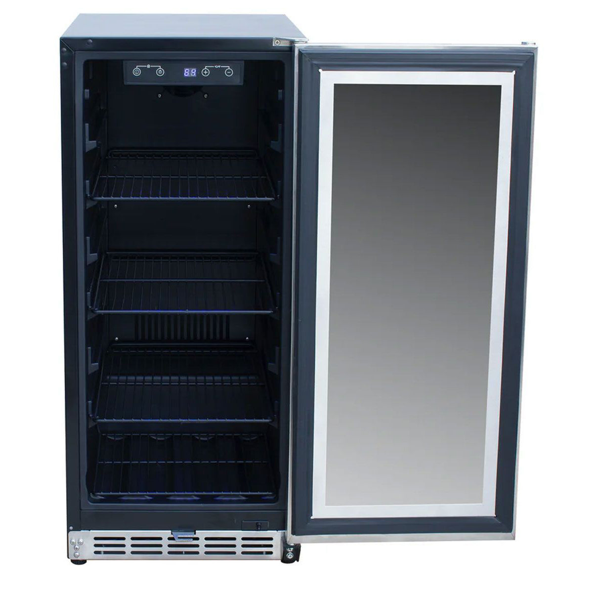 Summerset 15-Inch Outdoor Rated Fridge with Glass Door3