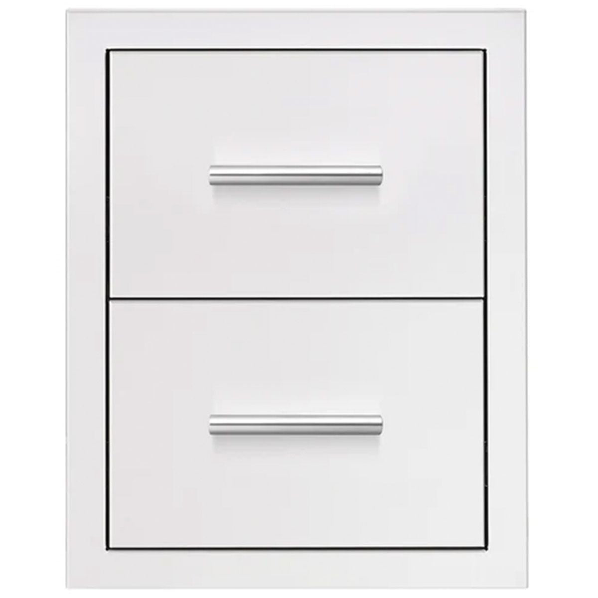 Summerset 17-Inch Stainless Steel Flush Mount Double Access Drawer