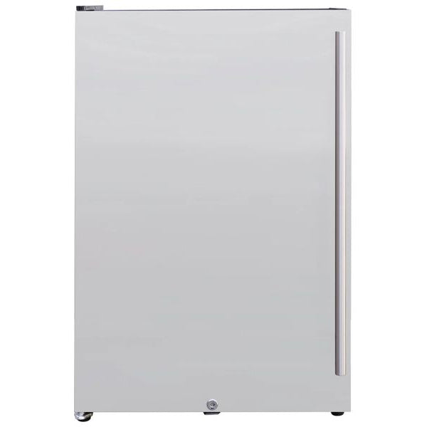 Summerset 22 Deluxe Outdoor Approved Refrigerator with Stainless Steel Door and Handle - Left Hinge