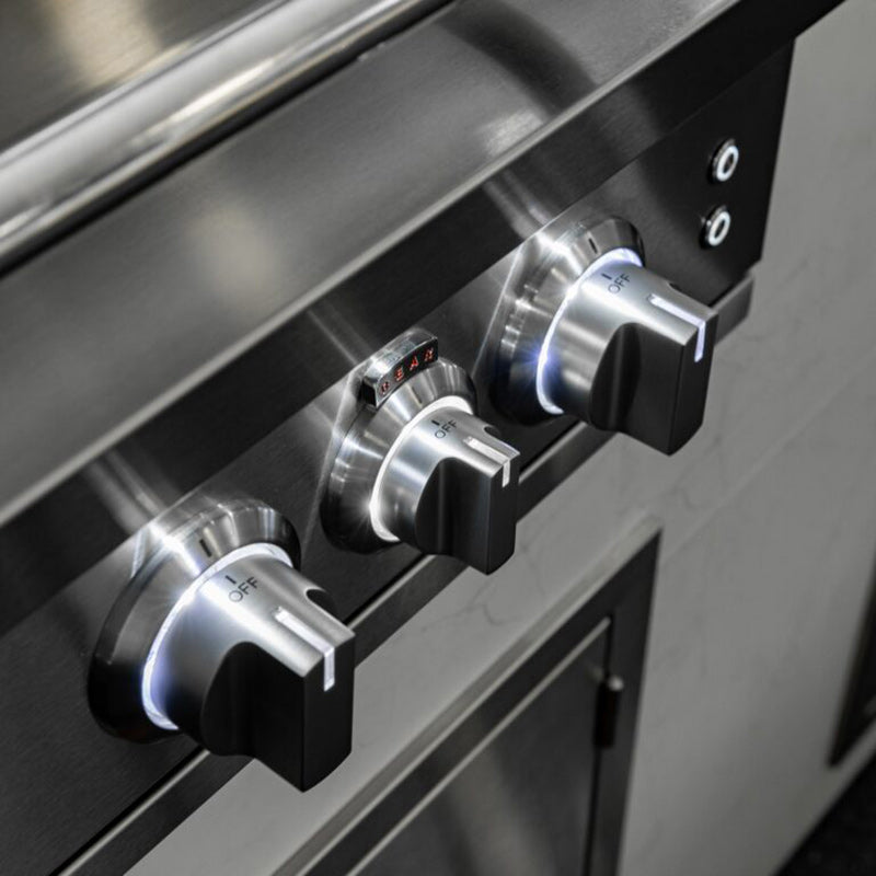 Summerset Sizzler Pro WHITE KNOBS