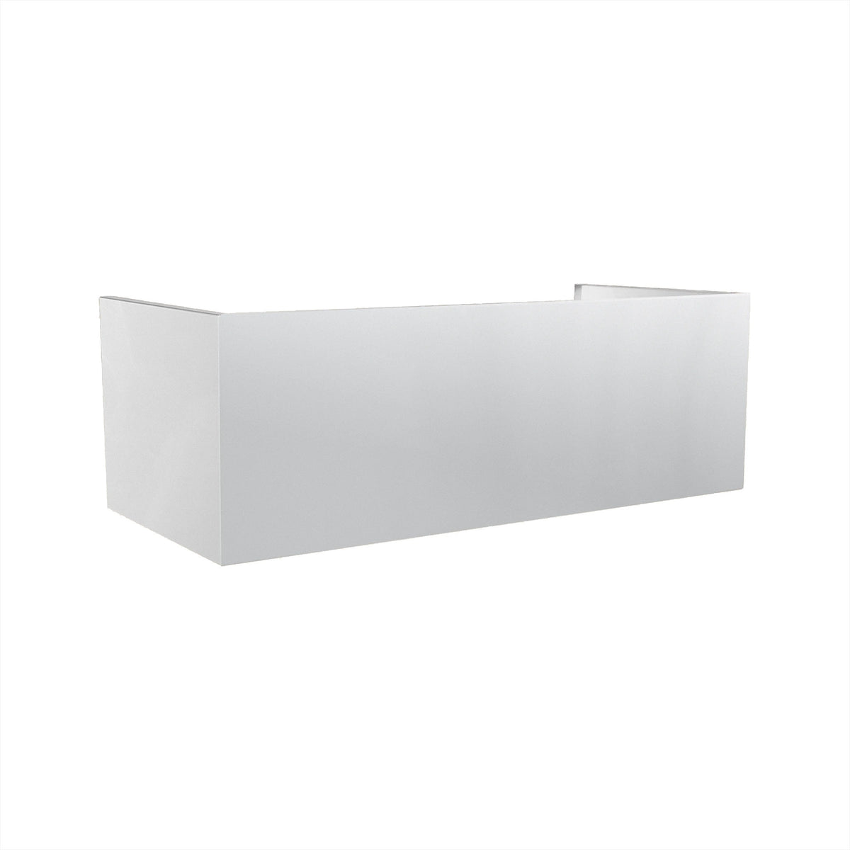 Summerset 12" Duct Cover for 42"–72" Vent Hoods, angle view