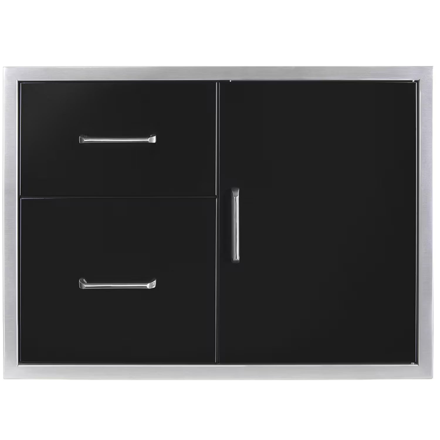 Wildfire 30 X 21 Black 304 SS Door Drawer Combo