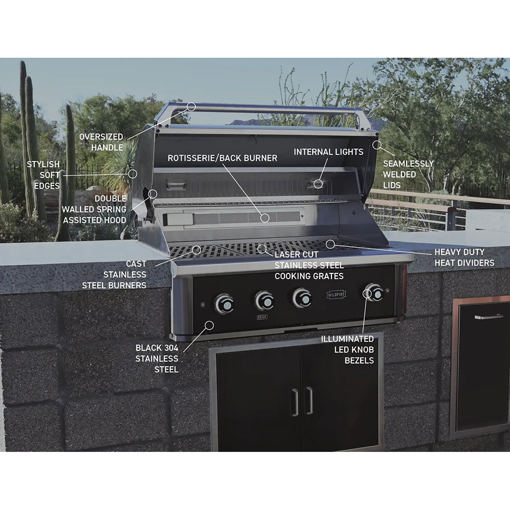 Wildfire Outdoor Living The Ranch Pro Diagram Features